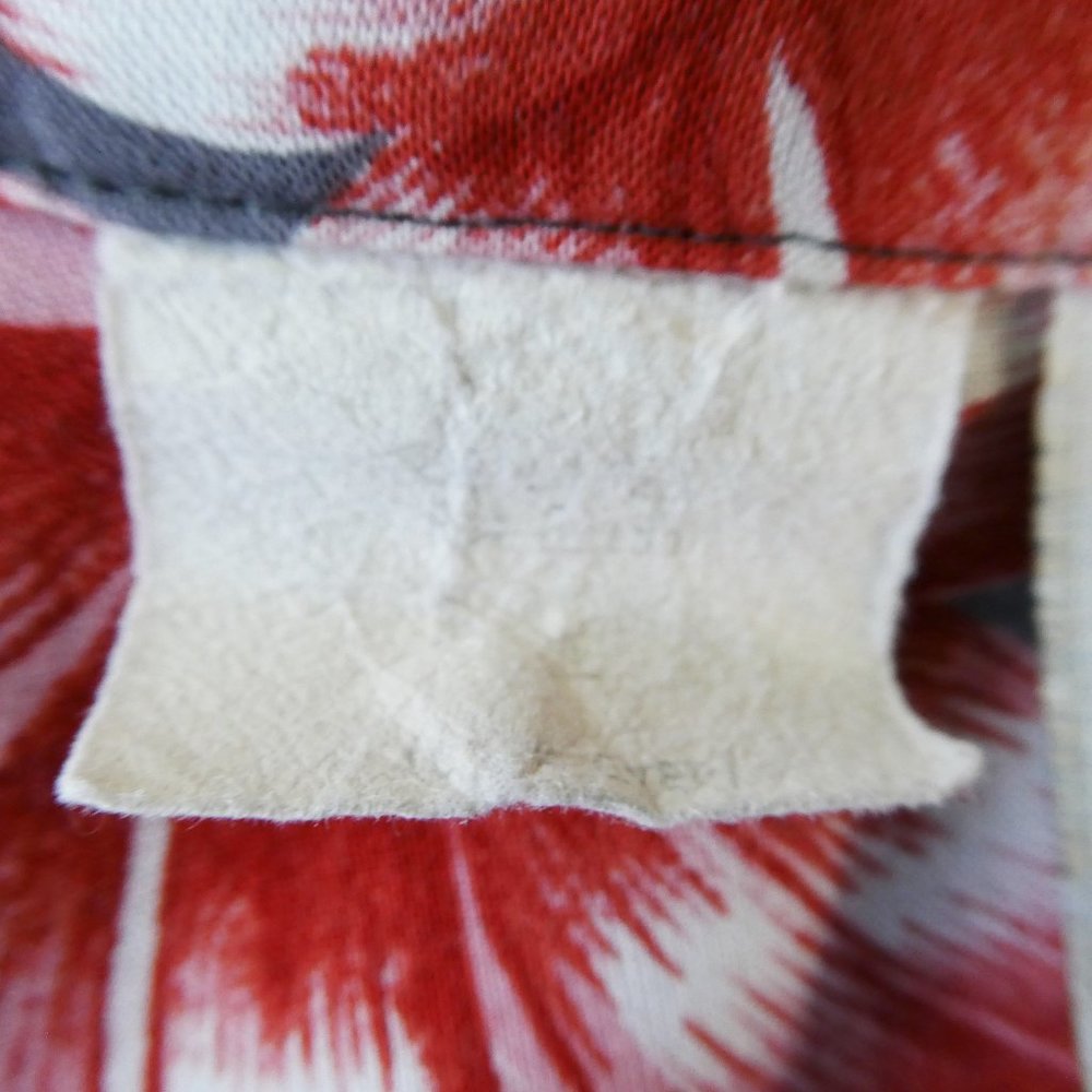 Vintage 70s Aloha Shirt Kennington Tiki Canoe Rigger Flowers Pineapples Guitar - Picture 7 of 10